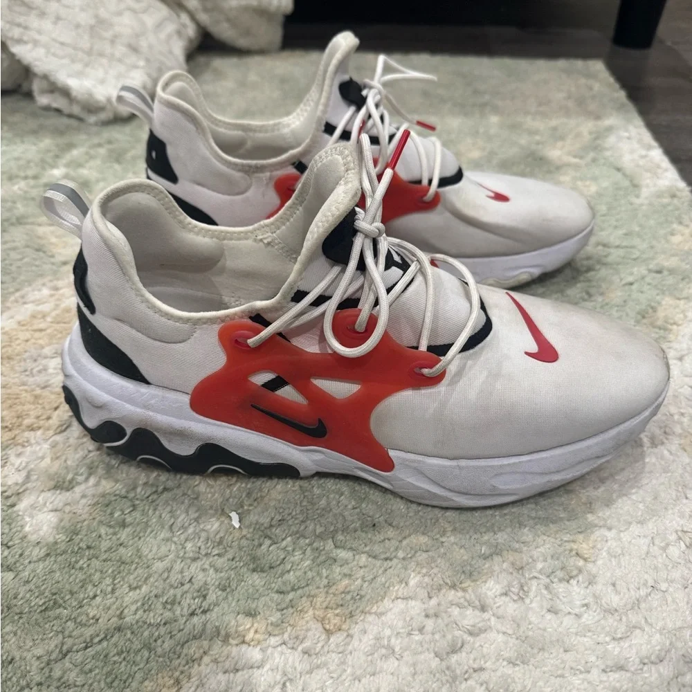 Nike React Presto “White University Red” Sneakers - Picture 1 of 6